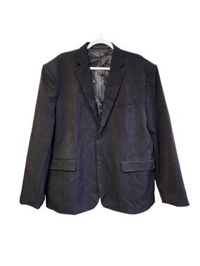 Elleven Mens Black Blazer Jacket 2XL Two-Button Closure New With Tags